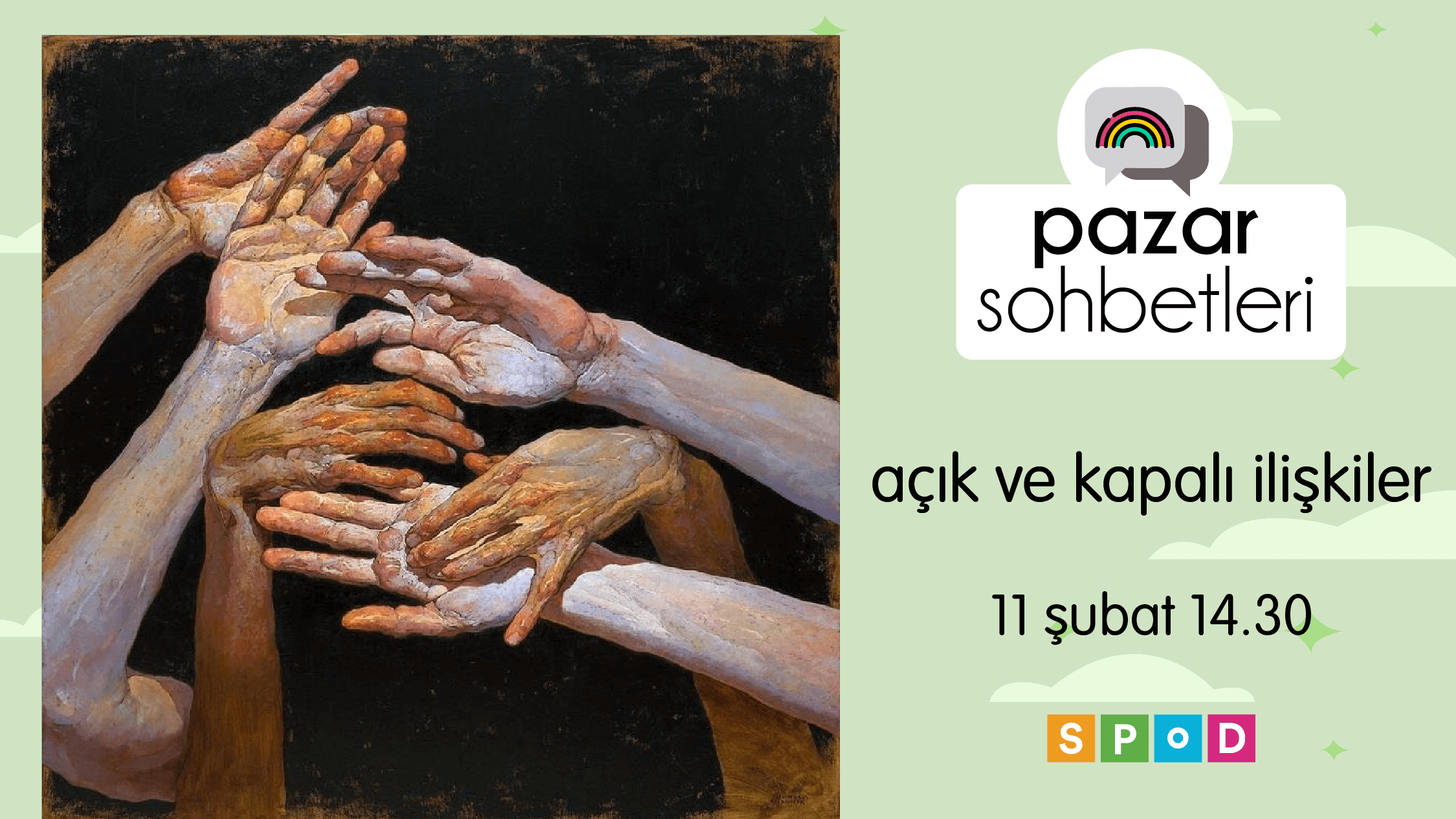 11 Şubat Pazar günü Pazar Sohbetleri’nde buluşuyoruz!
