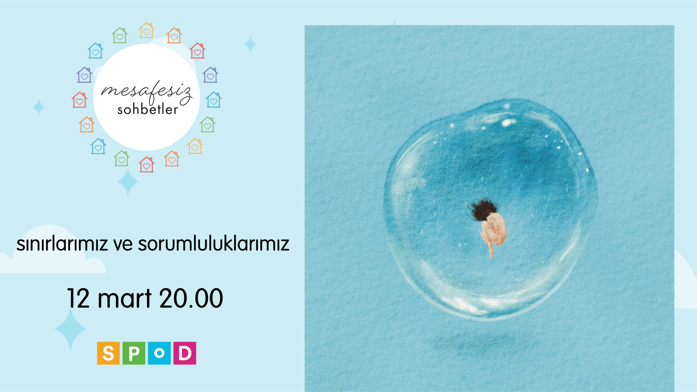 12 Mart Salı günü Mesafesiz Sohbetler’de buluşuyoruz!