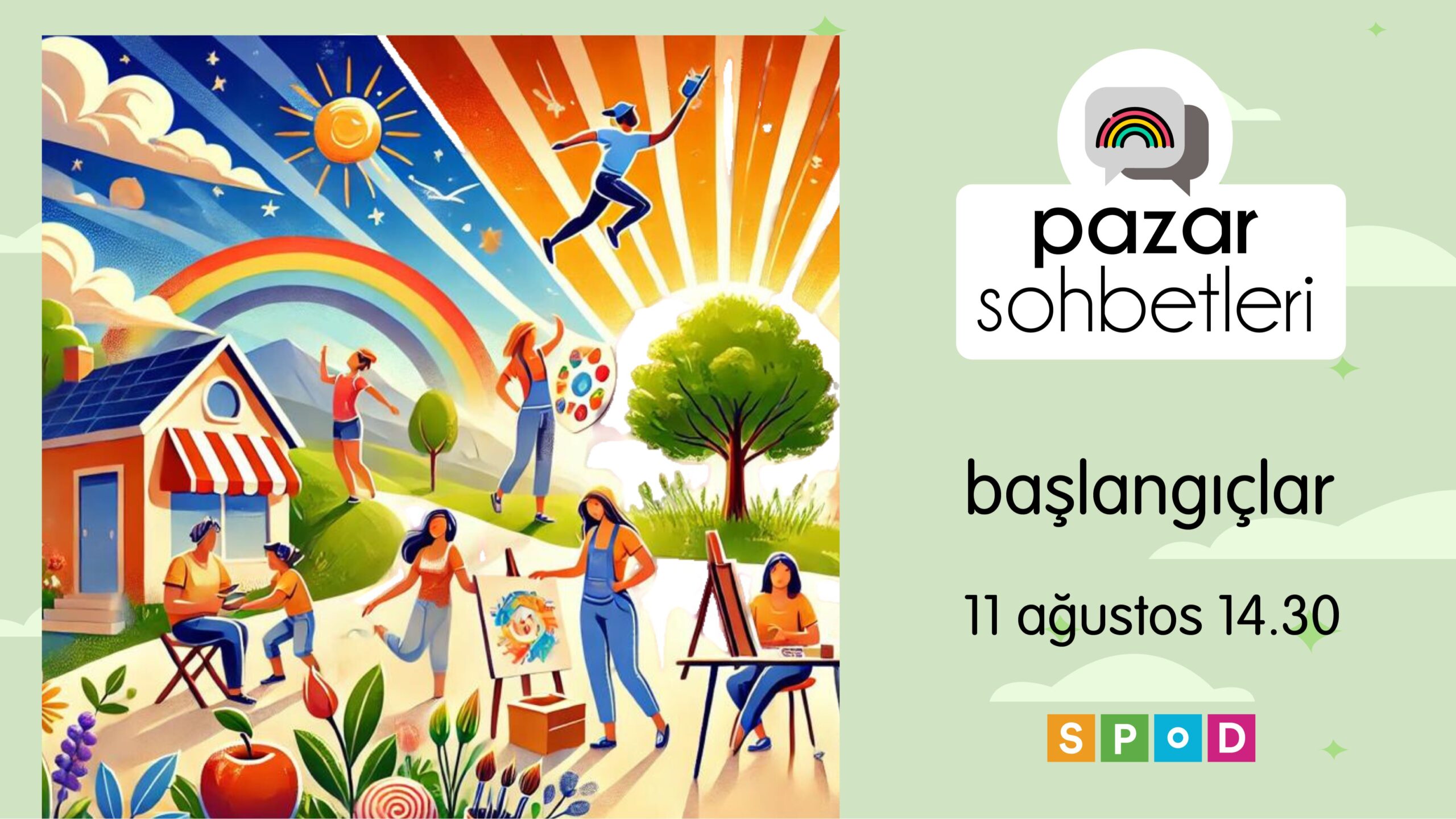 11 Ağustos Pazar günü Pazar Sohbetleri’nde buluşuyoruz!